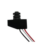 Dusk To Dawn Outdoor Light Sensor Switch, DC 8-50V Photoelectric Switch With 3.5A Load, showing black casing and red, white, black wires