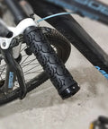 Skull Style Lock On Bicycle Handlebar Grips Set Soft Rubber Anti Slip For Mountain And BMX Bikes TPR Comfort Grips