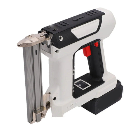 Pro Grade Cordless Brad Nailer And Stapler 18 Gauge Heavy Duty 2 In 1 Nail Gun For Zero Hassle Fastening On Wood Leather Carpet Soft Plastic And No Sweat Diy Jobs