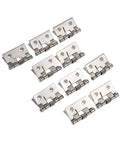 Concealed Door Hinges Set 10 Pcs Stainless Steel Butt Hinge For Cabinets And Furniture Easy Install High Load Bearing Wear Resistant Hidden Hinge Replacement 26x31mm Thickened Panel Casting Durable Hardware displayed in row