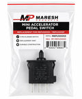 Direct Swap Replacement Mini Accelerator Pedal Switch in packaging, 3-pin plunger switch, compatible with MEPU0005X and MEPU0005P.