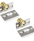 2 Pack Ball Spring Closet Door Catch Replacement For French Doors And Cabinets, adjustable tension ball latch with strike plate
