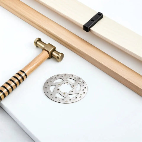 120mm 6-Bolt Stainless Steel Brake Rotor for Electric Scooters and Mountain Bikes, hollow design for heat dissipation