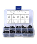 260 Piece E Clip Retaining Ring Snap Ring Kit With 9 Common Sizes From 3mm To 12mm in Organizer Case