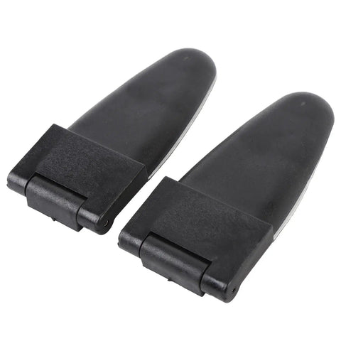Rear Glass Door Hinges Kit For LEER 100XL And 100LE Truck Cap 2 Hole Design OEM 103528 Plastic Window Hinge Set