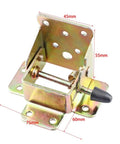 4Pcs Iron Lock Folding Table And Chair Leg Bracket Hinges Self Locking DIY Folding Legs with measurements 45mm, 55mm, 60mm, 75mm