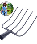 Heavy Duty Farm Fork For Clearing Manure And Grass Versatile Multi Function Pitch Fork With Spading Handle product image