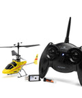 MCX Anniversary Edition RC Helicopter Ready To Fly Indoor Ultra Micro Flyer For Bedrooms And Living Rooms with transmitter shown