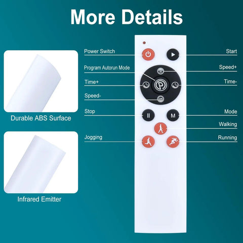 Universal Vibration Plate Remote Replacement For Exercise Machines Ready Out Of Box No Programming Needed control details and buttons
