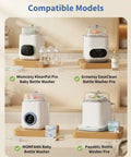 6 Pack Filter Replacements for Pro Bottle Washers Compatible With KleanPal Pro Grownsy EaseClean Pro Papablic Pro Bottle Washer BPA Free Food Safe Heat Resistant compatible models