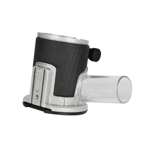 Universal Router Base For Power Tools Offering Badass Rolling Mobility, side view showing durable metal and rubber construction.