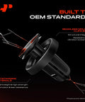 Top Shelf 310 Piece Retainer Clip Assortment For Hyundai Accent 2012-2017 showing seamless molded clip body features.