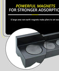 Four Inch Magnetic Vise Jaw Pads Made From Boss Level Billet Aluminum With A Slick Anodized Coating Reversible Drop In Design showing powerful magnets for secure holding.