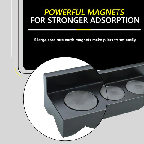 Four Inch Magnetic Vise Jaw Pads Made From Boss Level Billet Aluminum With A Slick Anodized Coating Reversible Drop In Design showing powerful magnets for secure holding.