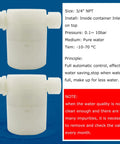 Two Pack Three Quarter Inch Side Inlet Float Valve For Water Tanks, No Fuss Easy Install, Automatic Refill Stop When Full