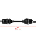 Honda Front Right Complete CV Joint Axle For TRX420 Rancher 4x4 2010 2011 2012 2013 Replacement Part OEM Equivalent Durable Heavy Duty Upgrade Direct Fit Easy Install No Vibration Performance, 19.5 in length