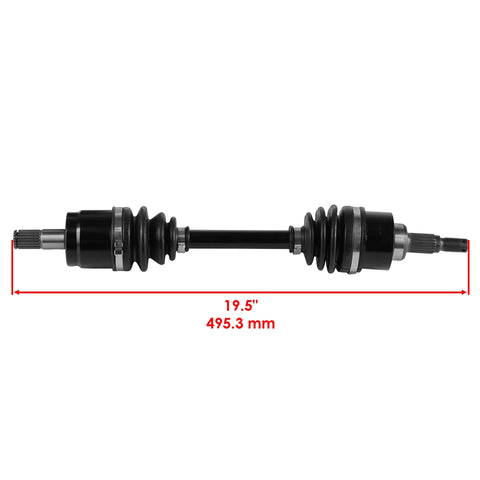 Honda Front Right Complete CV Joint Axle For TRX420 Rancher 4x4 2010 2011 2012 2013 Replacement Part OEM Equivalent Durable Heavy Duty Upgrade Direct Fit Easy Install No Vibration Performance, 19.5 in length