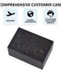 Knockout 2W AC DC Power Supply Module Delivering Rock Solid 12V Output Plus Zero Hassle Universal Input Range, compact black design.