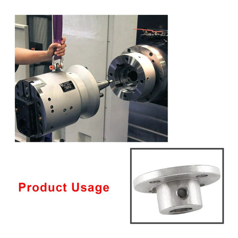 Product usage of 4 Pack 5mm Flange Shaft Couplings For RC Motors in mechanical setup
