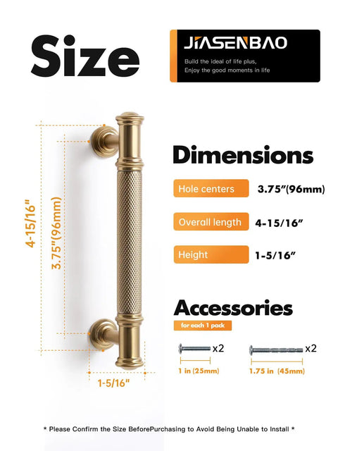 Dimensions of Dope Champagne Bronze Cabinet Pulls 5 Pack 3.75 Inch Center-To-Center Brass Drawer Handles with screws