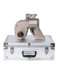 Heavy Duty Hydraulic Torque Wrench Set With 4000Nm Pull and rugged steel square drive on a silver case, ideal for professional jobs.