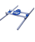 Router Sled Aluminum Slab Flattening Jig With Precise Rail And Low Friction Slide shown from top view on white background