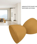 Totally Legit Go To Upgrade Your Living Room Featuring This Premium Hourglass Side Table Doubling As A Round Accent Stool Fully Versatile Dual Sided Plastic Design Built For Chill Vibes Makeup Sessions Or Casual Shoe Changing In Ginger