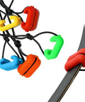 Colorful rope clips of Crossbow Cocking Rope Stringer Tool For Archery Recurve Bow Easy No Sweat Stringing with Pulley System