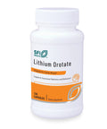 Bottle of SFI Health Lithium Orotate 120 Capsules displaying label for mood balance support.
