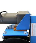 Top Rated Welding Rotary Positioner An Eight Inch Chuck Turntable motor detail, showing 110V motor and control features.