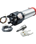Heavy Duty Atc Spindle With Water Cooling And Electronic Starter For Cnc Milling Machines 1.5 Kw 24000 Rpm, motor with wiring and collet.