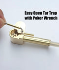 Brass Portable All In One Tool With Poker And Storage Tube CNC Machined Precision Multitool For DIYers Made In Hawaii