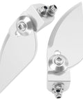 Adjustable Aluminum Alloy Turn Fins 68x30mm for 75-85cm Electric Nitro Power RC Boats, CNC Machined Left and Right Set.