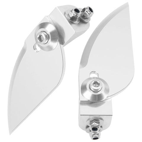 Adjustable Aluminum Alloy Turn Fins 68x30mm for 75-85cm Electric Nitro Power RC Boats, CNC Machined Left and Right Set.