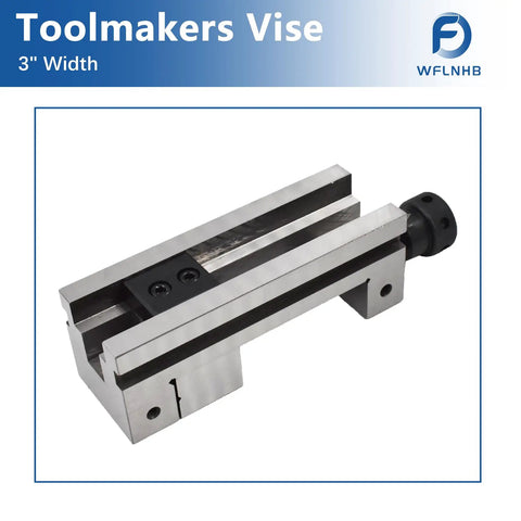 Heavy Duty Three Inch Toolmakers Vise With Dead On Precision Ground Jaws For Milling And Drilling Machines rock solid parallel build