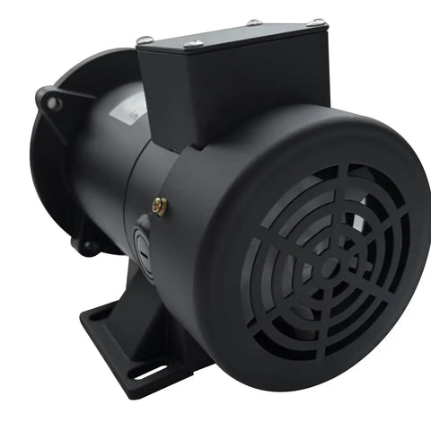 Beefy DC Motor One Quarter HP 56C Frame 90V 1750 RPM TEFC Permanent Magnet Dual Mount side view