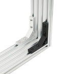 Beefy Heavy Duty Corner Brackets 4 Pack 78x78mm Inside Gusset For 2020 Aluminum Extrusion Profile Includes 16 M5 Screws And 16 M5 T Nuts Black Finish