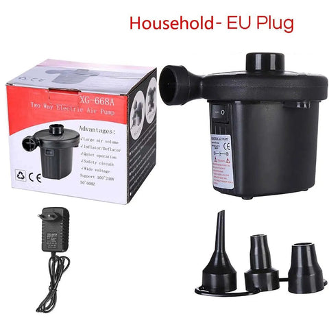 Portable 110V 220V Electric Air Pump Compressor For Inflating Air Mattresses, Swimming Pools, And Pool Toys Fast Blower Home Utility Device