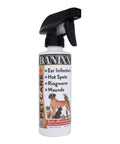 All-In-One Horse And Pet Grooming Spray For Horses, Dogs And Cats Daily Skin, Coat, And Hoof Care Alcohol-Free Non-Staining No Odor Made In USA 8 oz bottle with animals on label