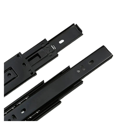 Premium Bottom Mounted Drawer Slides For Kitchen Cabinets Smooth As Butter Concealed Rail Kit With Rock Solid Steel Tracks and glides.