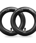 Two Pack 8.5 Inch Heavy Duty Scooter Inner Tubes With TR4A Straight Stem Valve, 8 1/2 x 2, for Xiaomi M365 Pro 2 1S, black rubber
