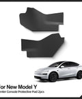 Heavy Duty Kickproof Console Guard For Tesla Model Y Juniper And Model 3 Highland Custom Fit Shield No Trim Needed Quick Snap Install.