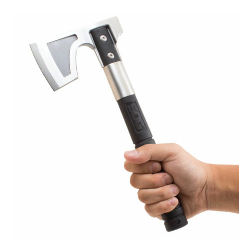 Compact Camping Axe For Survival And Bushcraft With A 3.1 Inch Stainless Steel Blade Lightweight Hatchet Hammer Tool Includes Sheath