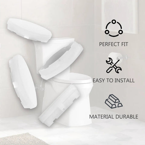 8 Piece Toilet Seat Bumpers Replacement Compatible With Cachet Brevia Glissade ReadyLatch K4636 K4637 K4783 K4713
