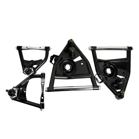 Beefed Up Heavy Duty Front Tubular Upper And Lower Control Arms Kit For Chevy And GMC C10 1963 Through 1970 Replacement With Bushing Kit