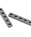 Premium Stainless Steel Screw Fixing Plate With Five Hole Threaded Base Pack Of Two Legit Heavy Duty Mounting Brackets built different for robotics and construction sites.