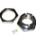 Mega Sturdy Clamp Lock Nut 1-1/4 18 Thread Replacement For Ford And New Holland Tractor Models 8N, includes flat key.
