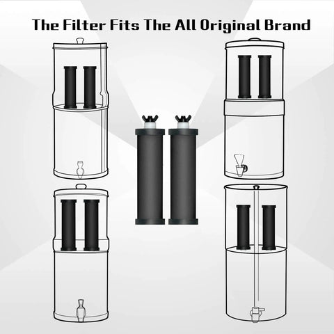Big Capacity 2.9 Gallon Water Filtration System For Home Or Apartment, Compact 17.7 By 7.9 Inch Countertop Purifier, Perfect For 3 To 5 People, Space Saving Design, Portable Clean Water Solution For Your Pad