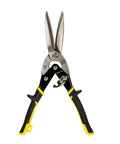 12 Inch Aviation Tin Snips Heavy Duty Metal Shears For Tough Sheet Metal Cutting With Chromoly Steel Blades And Extended Leverage Pro Grade Tool