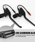 22Mm Ebike Brake Lever for Left and Right on 22Mm Handlebar With Two-Wire Waterproof Connector and 12Cm Cable Replacement Parts